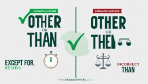 Other Than or Other Then
