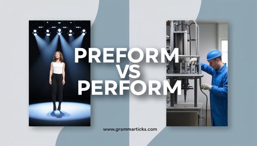Preform Vs Perform