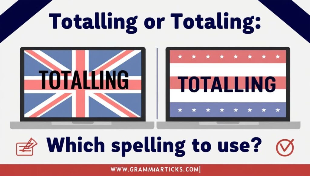 Totalling or Totaling
