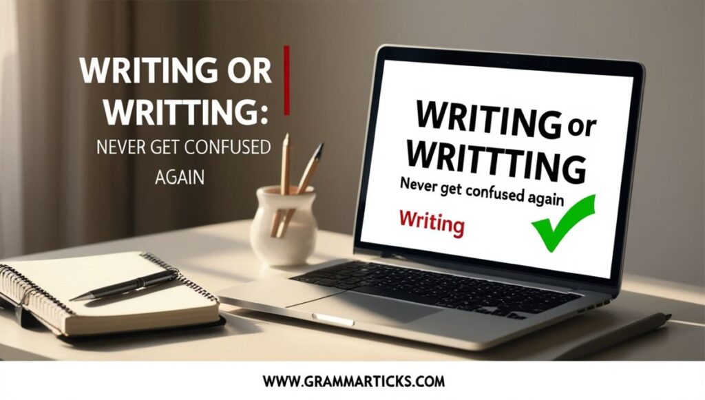 Writing or Writting