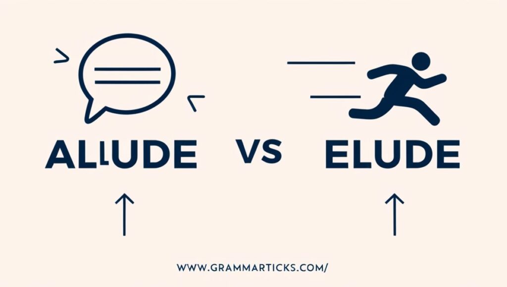 Allude vs Elude