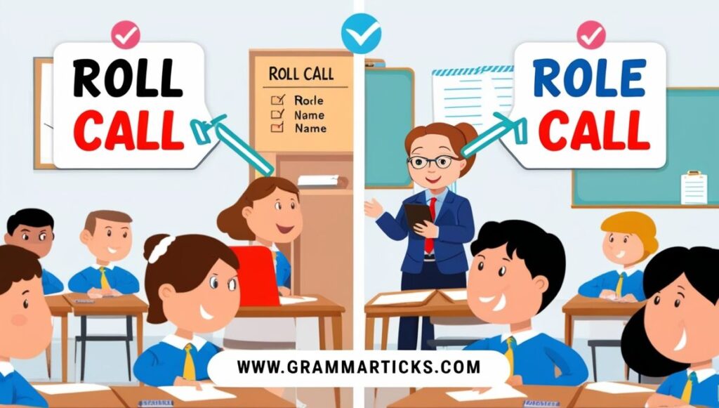 Roll Call or Role Call